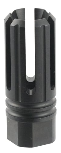 TacFire MZ10053BN 6 Prong Flash Hider Black Nitride Steel with 5/8