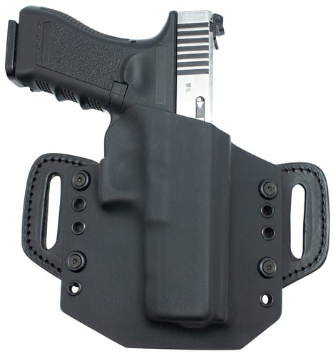 TX 1836 Kydex OATH310 OathKeeper  OWB, Black Kydex, Compatible w/ Glock 19/22/23, Belt Slide Mount, Right Hand