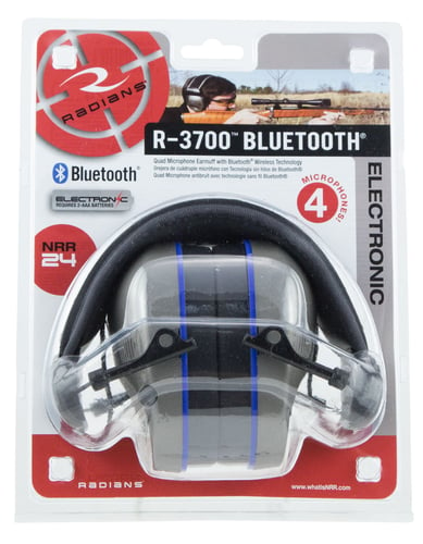 Radians R3700EECS Bluetooth Quad Electonic Earmuff