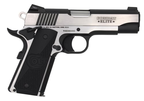 Colt Mfg O4082CE Combat Elite Commander 9mm Luger 8+1 4.25