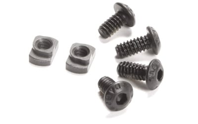 Magpul MAG615-BLK M-LOK T-Nut Replacement Set M-LOK Chromoly Steel Black Manganese Phosphate