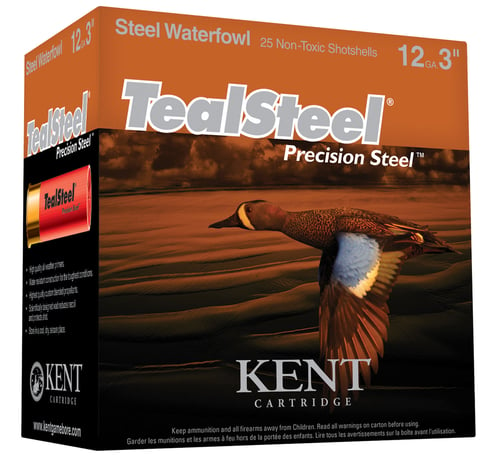 Kent Cartridge KTS123365 Teal Steel Waterfowl 
12 Gauge 3