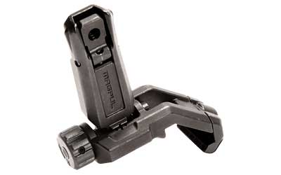 Magpul MAG526-BLK MBUS Pro Offset Sight Rear  Black Folding for AR-15