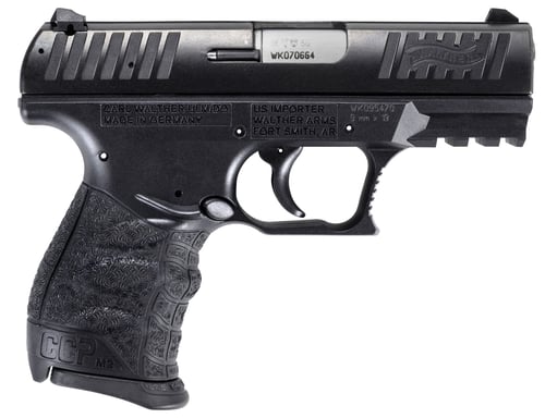 Walther CCP M2 Pistol  <br>  9mm Luger 8+1 Black Polymer 3.54 in.