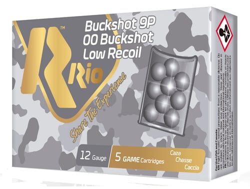 Rio Ammunition RBLR129 Royal Buck Low Recoil 12 Gauge 2.75