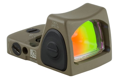 Trijicon 700696 RMR Type 2 Flat Dark Earth Cerakote 22x16mm  3.25 MOA Red Dot LED Reticle