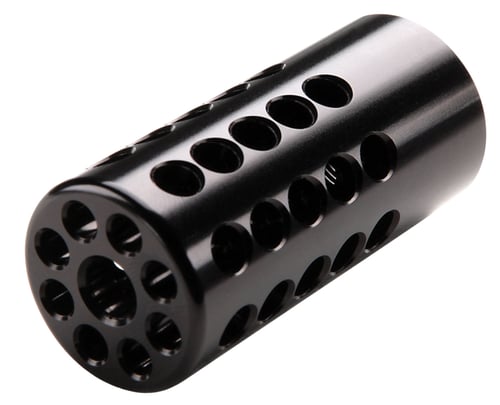 Tactical Solutions 1022CMPBLK X-Ring Compensator Black Gloss Aluminum with 1/2