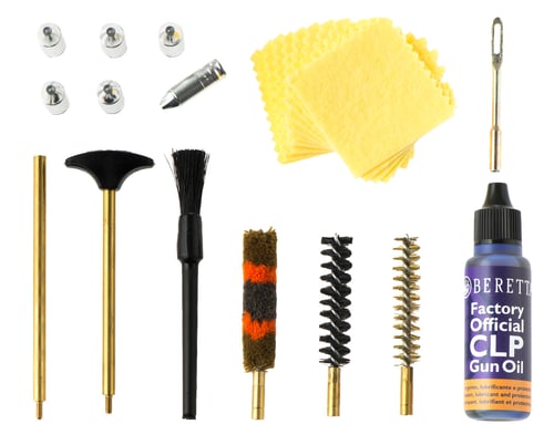Beretta USA CK091A216509 Deluxe Pistol Cleaning Kit 9mm Luger 8 Piece