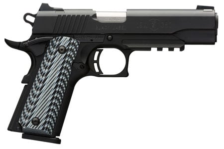 Browning 051901492 1911-380 Black Label Pro with Rail Single 380 Automatic Colt Pistol (ACP) 4.25