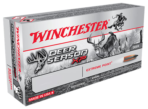 Winchester X76239DS Deer Season XP Rifle Ammo 7.62x39mm, Extreme Point