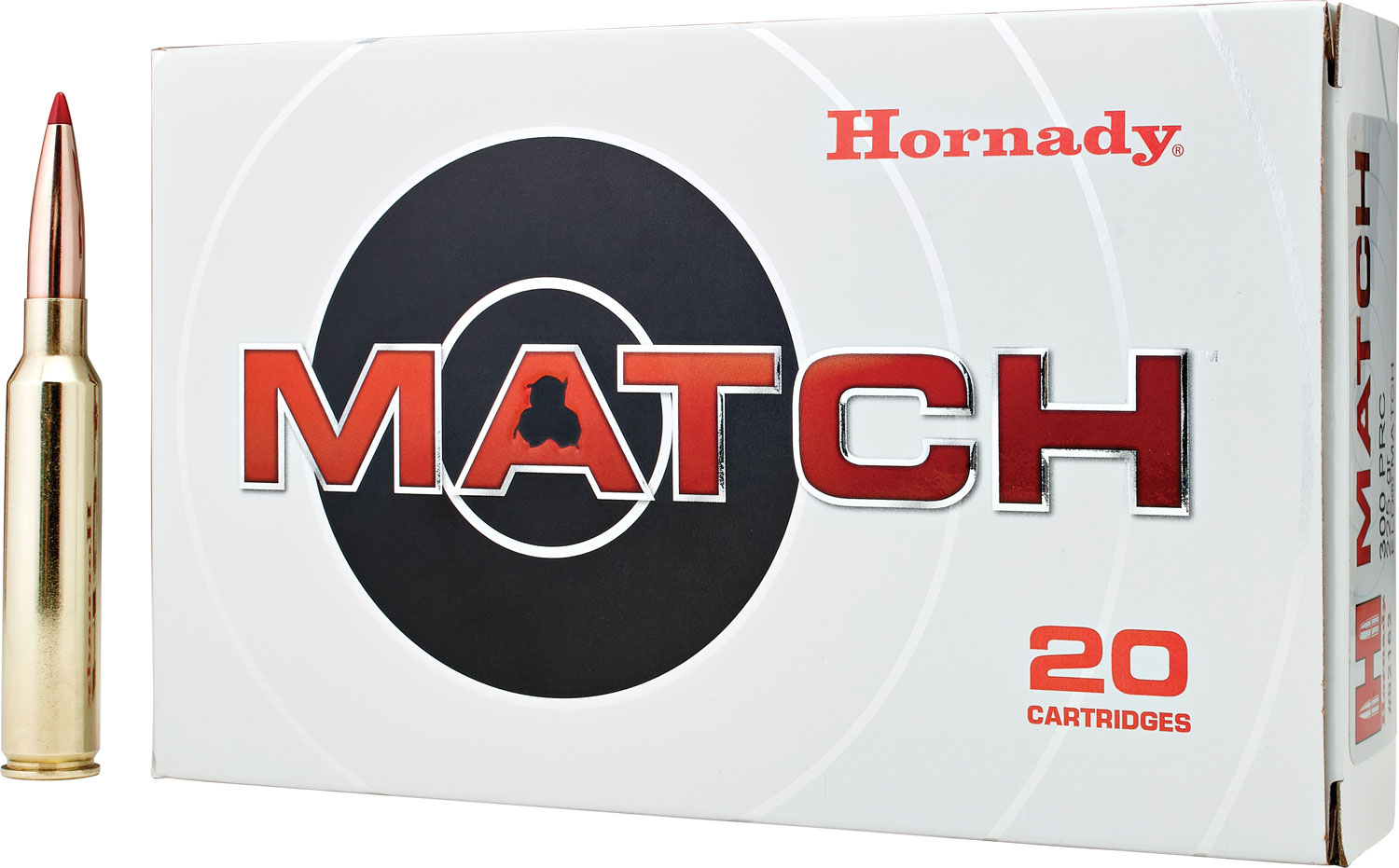 HORNADY MATCH 300 PRC 225GR ELD 20RD 10BX/CS