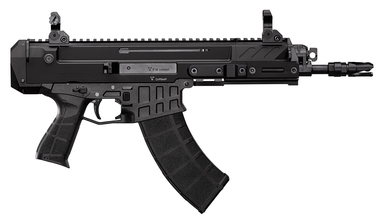 CZ BREN 2 MS PISTOL 7.62X39 9.05