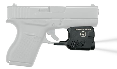 Crimson Trace 0182901 LTG-773 For Glock G42/G43/G43X/G48 Lightguard Black Anodized 110 Lumens White LED Light