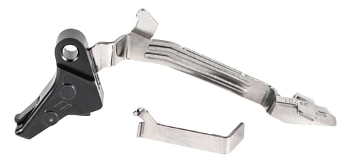 ZEV FFTPROBAR5GBB Pro Trigger BAR Kit Black Hardcoat Anodized Flat Trigger, Compatible w/Gen5 Glock 17/19/19X/26/34