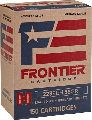 Frontier FR1215 Rifle Ammo 223 Rem 55 Gr Spire Point, 150 Rnd -