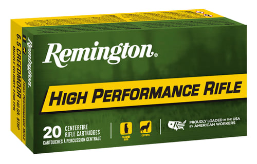 Remington R65CR2 Standard Rifle Ammo 6.5 Creedmoor, BTHP, 140Gr