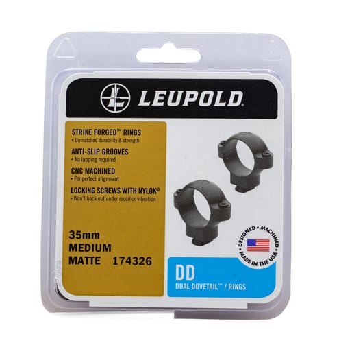 Leupold 174326 Dual Dovetail  Matte Black 35mm Medium