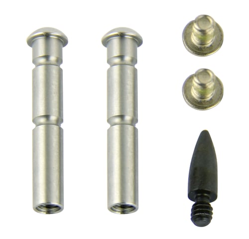 TacFire MAR108SS Anti-Walk Pin Set  Silver Stainless Steel AR-15