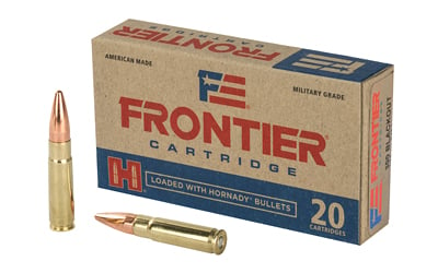 Frontier Cartridge FR400 Military Grade Centerfire Rifle 300 Blackout 125 gr Full Metal Jacket 20 Per Box/ 10 Case