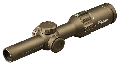 Sig Sauer Electro-Optics SOT61238 Tango6T  
1-6x 24mm Obj 30mm Tube Flat Dark Earth Finish Illuminated Hellfire 3-Gun