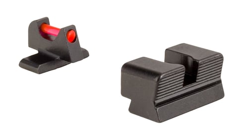 Trijicon 601062 Fiber Sight Set  Interchangeable Fiber Optic Green & Red Front, Black Rear Black Frame for Springfield XD-S