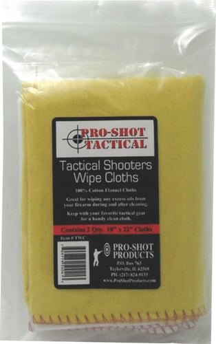 Pro-Shot TWC Tactical Shooters Wipe Cloths 18
