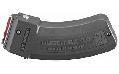 Ruger 90585 BX-15  15rd Magazine Fits Ruger American Rimfire/77 17 HMR/22WMR BX-15 Black