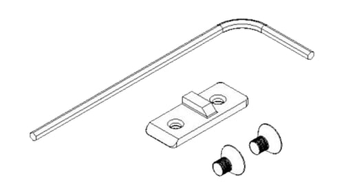 Kel-Tec S2K205CZ75 Mag Catch Kit Mag Catch Kit made of Steel with Black Finish for CZ 75 Sub 2000 Gen2 Magazines