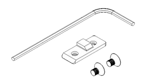 Kel-Tec S2K205TP9 Mag Catch Kit  made of Steel with Black Finish for Canik TP9 Sub 2000 Gen2 Magazines