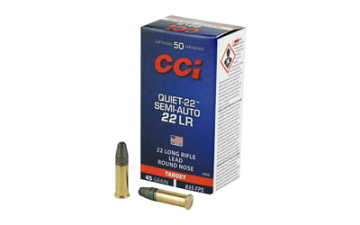 CCI 975CC Quiet-22  22 LR 45 gr Lead Round Nose 50 Per Box/ 100 Case