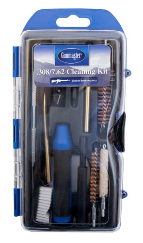 DAC GM308AR GunMaster Cleaning Kit 308 Win Rifle/17 Pieces Black/Blue