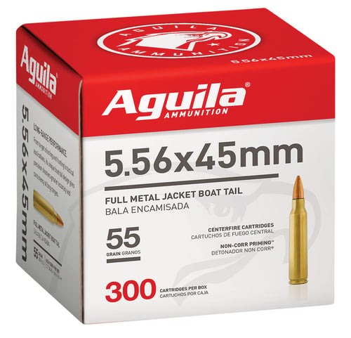 AGUILA 5.56X45 55GR FMJ 300RD 4BX/CS