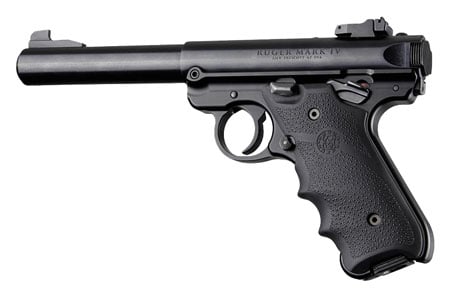 HOGUE RUGER MKIV RUB GRIP W/FG BLK