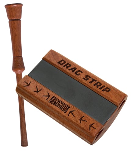 Primos 2914 Drag Strip w/Slate Turkey Call Friction Call Attracts Turkeys Natural Wood/Slate