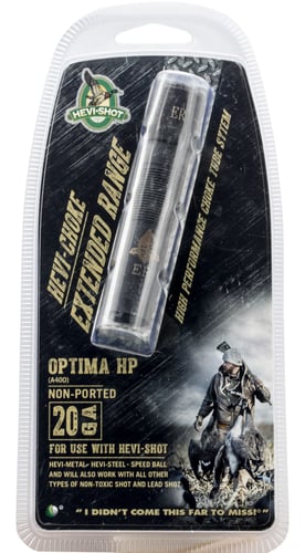 HEVI-Shot 82430 Waterfowl  Optima HP 20 Gauge Extended Range 17-4 Stainless Steel Black