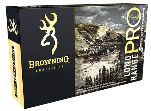 Browning Ammo B192503081 Long Range Pro  308 Win 168 gr Sierra MatchKing BTPT 20 Per Box/ 10 Case