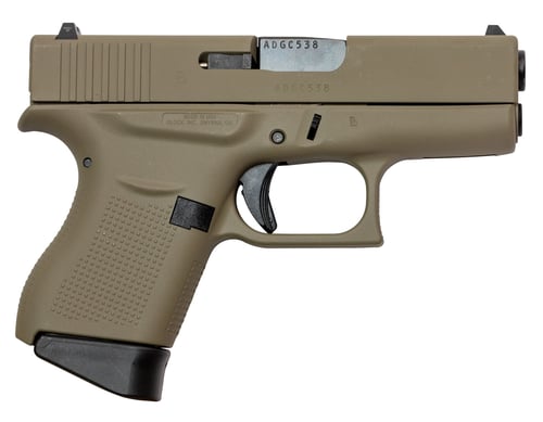 Glock UI4350201CKF G43 Subcompact 9mm Luger Double 3.41