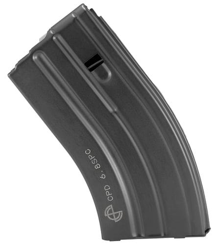 DuraMag 2068041207CPD SS  20rd 22 Nosler/6.8 SPC for AR-15 Black w/ Gray Follower Detachable