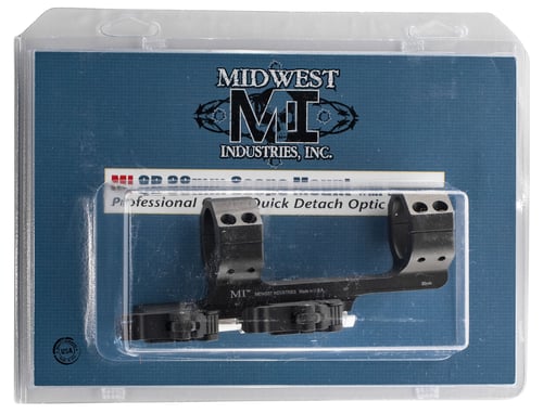 Midwest Industries MIQD30SM 30mm QD Scope Mount/Ring Combo Black Hardcoat Anodized