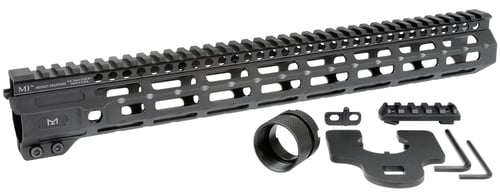 MIDWEST INDUSTRIES INC MICRM15 M-Series AR-15 6061 Aluminum Black Hard Coat Anodized 15