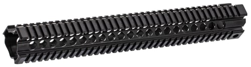 MIDWEST INDUSTRIES INC MICRT15 T-Series AR-15 6061 Aluminum Black Hard Coat Anodized 15