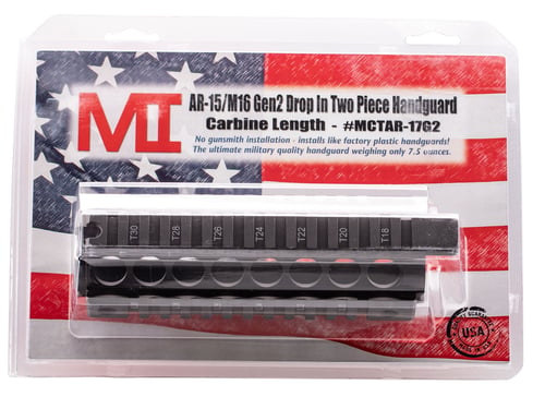 MIDWEST INDUSTRIES INC MCTAR17G2 Gen 2 AR-15 6061 Aluminum Black Hard Coat Anodized 7