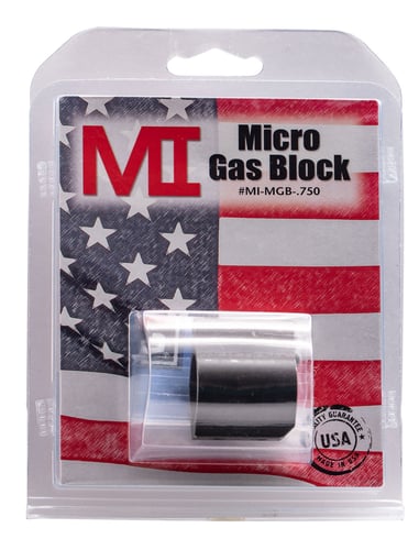 MI MICRO GAS BLOCK FOR .750 DIAMETER BARRELS