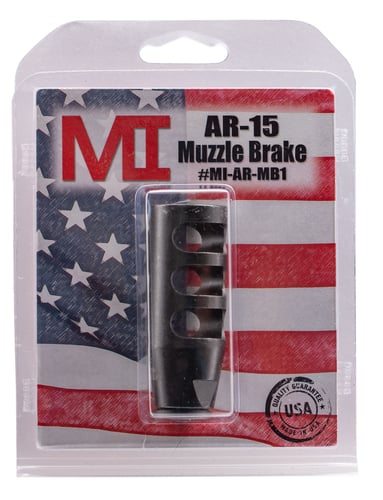Midwest Industries 3-Chamber AR Muzzle Break - 1/2x28 threads | Fits .223