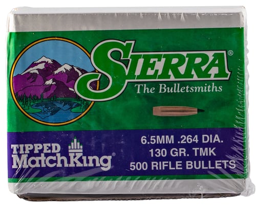 Sierra 7430C Tipped MatchKing  264 Cal .264 130 gr Tipped MatchKing/ 500 Per Box