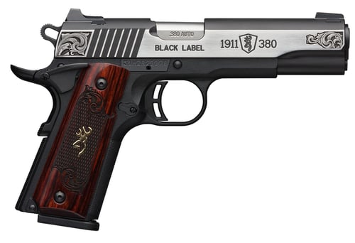 Browning 051956492 1911-380 Black Label Medallion 
380 Automatic Colt Pistol (ACP) Single 4.25