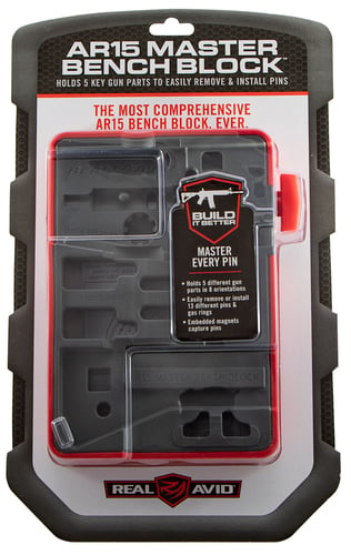 Real Avid AVAR15MBB Master Bench Block Black Polymer Resin AR Platforms