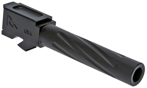 RIVAL ARMS RA20G201A Standard Barrel Compatible with Glock 19 Gen 3/4 416 Stainless Steel Black PVD