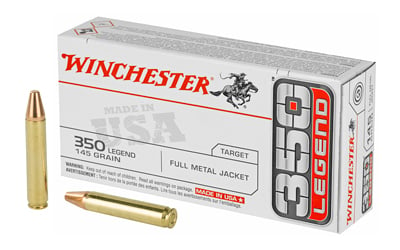 Winchester Ammo USA3501 USA  350 Legend 145 gr Full Metal Jacket 20 Per Box/ 10 Case
