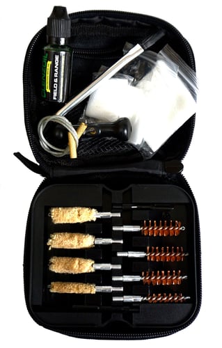 Clenzoil 2328 Field & Range Cleaning Kit Multi-Caliber Pistol/17 Pieces Black